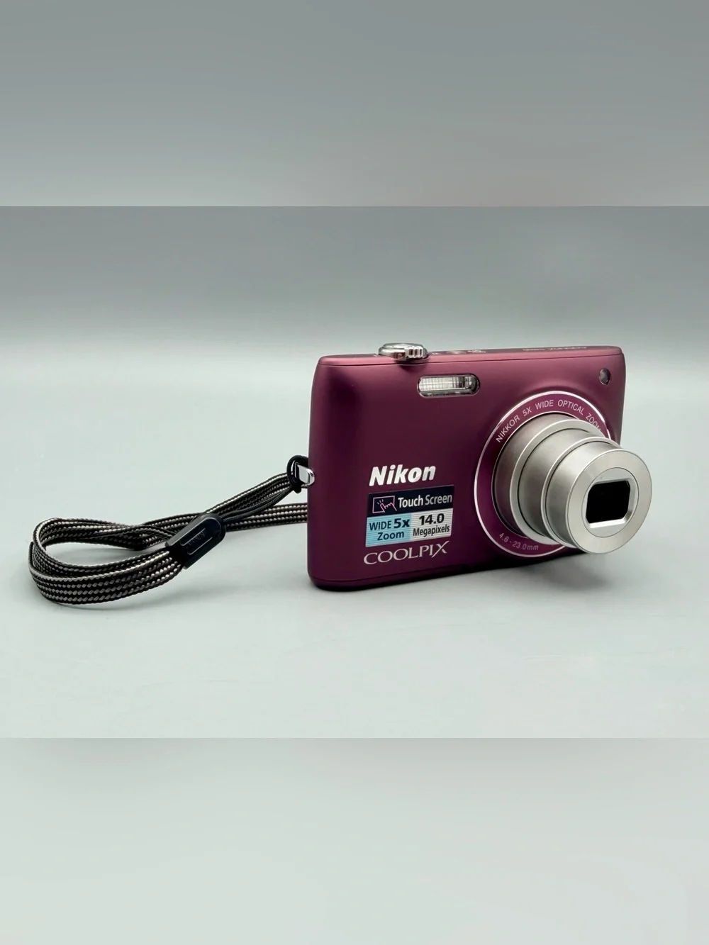 Nikon Coolpix S4100 14.0MP Digital Camera Bundle Plum w/Charger + Battery EUC